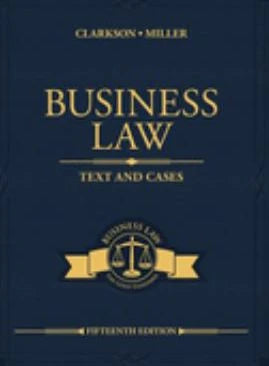 Business Law Text &amp; Cases